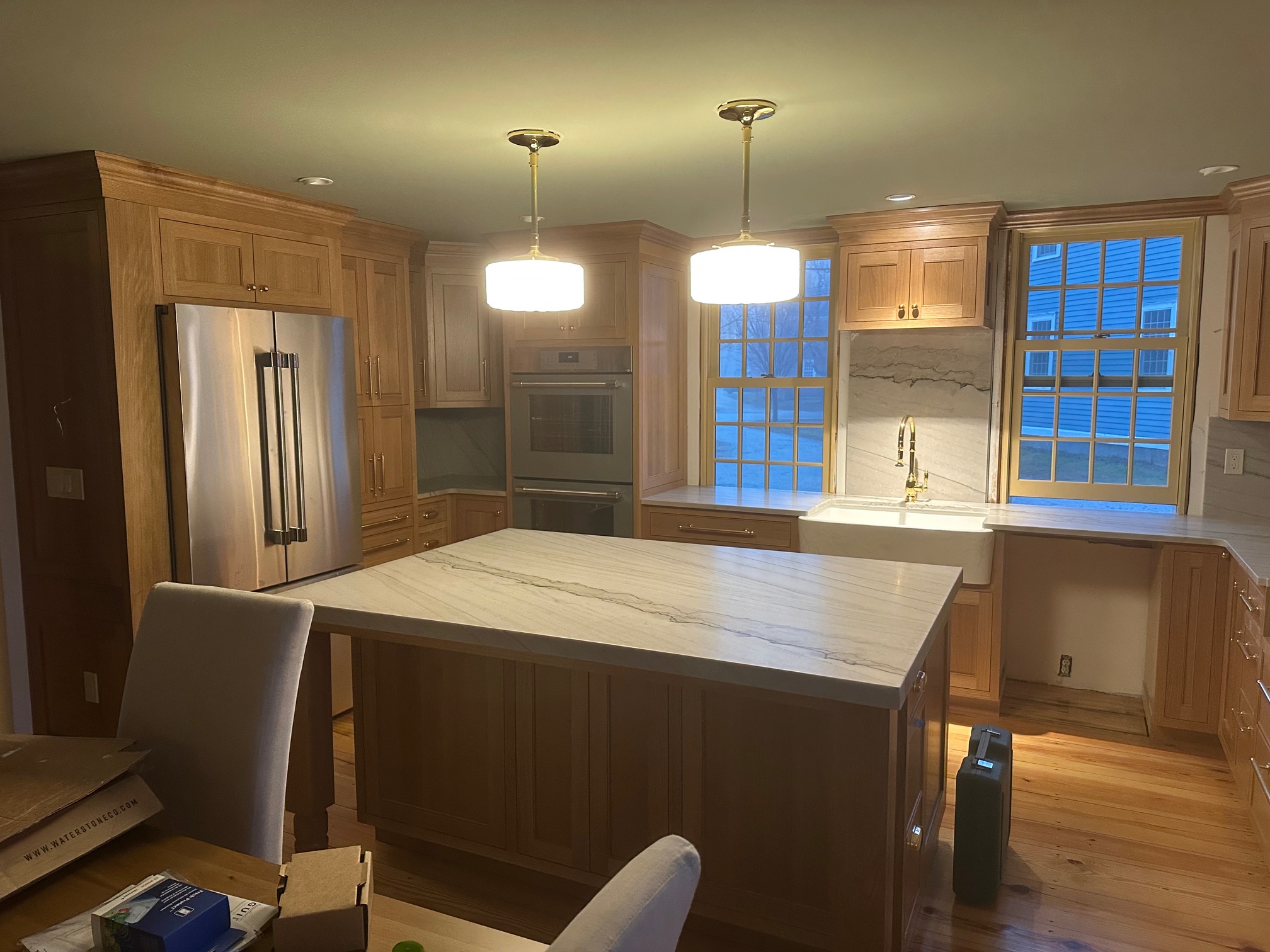 Custom kitchen cabinetry — Hancock, New Hampshire residence